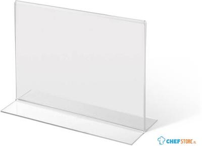Syna T Standaard Menuhouder Acryl A5 Liggend - TA5PXS