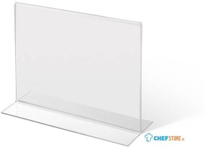 Syna T Standaard Menuhouder Acryl A6 Liggend - TA6PXS
