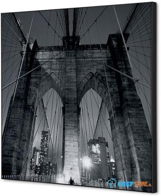Syna Wanddecoratie Textiel SET 40 X 40 New York Manhattan Brug - TFR22W400-SET-I18