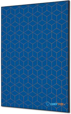 Syna Wanddecoratie Textiel SET A1 Hexagon Blauw-Bruin - TFR22WA1-SET-I14