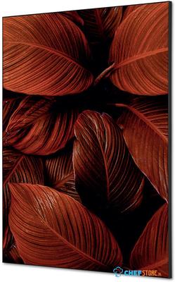 Syna Wanddecoratie Textiel SET A1 Botanische Bladeren Rood - TFR22WA1-SET-I19