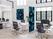 Syna Wanddecoratie Textiel SET A2 Cactus Blauw - TFR22WA2-SET-I819 6