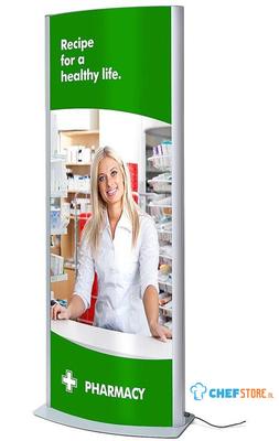 Syna Arcuato® Poster Licht Totem LED Verlicht 2x A1 - TL2XA1LED