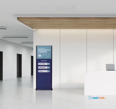 Syna Totem Panel+ 70 X 200 cm Zilver - TPP2X70X100