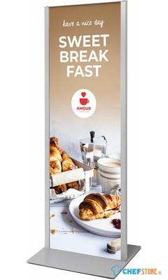 Syna Totem Panel+ 42 X 120 cm Zilver - TPP420X1200