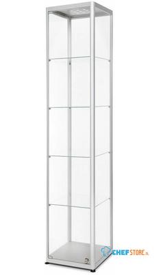 Syna Glazen Vitrinekast LED Verlicht 40 X 40 X 200 cm - VR2-24-400LED