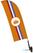 Syna Window Flag Set Single-Sided Oranje Kroon - WINFLAG-SET-I799