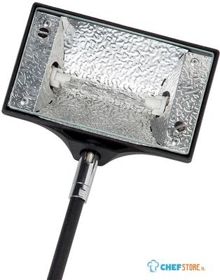 Syna Wand Verlichting Halogeen 150 Watt Zwart - WLH150B