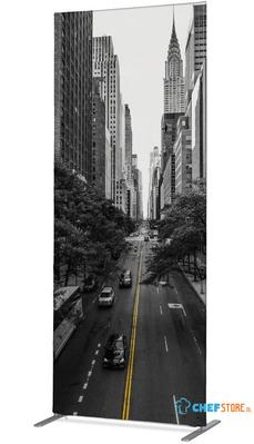 Syna Scheidingswand Textiel Deco 85-200 Dubbelzijdig New York Manhattan - ZBSLIM085-200-DSI21