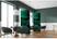 Syna Scheidingswand Textiel Deco 85-200 Dubbelzijdig Botanische Bladeren Groen ECO - ZBSLIM085-200-DSI4ECO 4