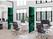 Syna Scheidingswand Textiel Deco 85-200 Dubbelzijdig Botanische Bladeren Groen ECO - ZBSLIM085-200-DSI4ECO 7