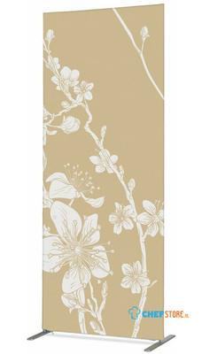 Syna Scheidingswand Textiel Deco 85-200 Dubbelzijdig Abstracte Japanse Bloesem ECO - ZBSLIM085-200-DSI6ECO