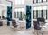 Syna Scheidingswand Textiel Deco 85-200 Cactus Blauw I819 - ZBSLIM085-200-DSI819