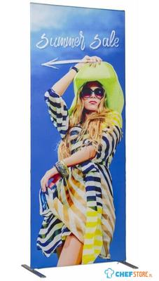 Syna Zipper-Banner Slim Print Dubbelzijdig 85 X 200 cm - ZBSLIM085-200GDS