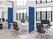 Syna Scheidingswand Textiel Deco 100-200 Dubbelzijdig Hexagon Blauw-Bruin ECO - ZBSLIM100-200-DSI14ECO 3