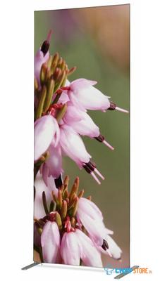 Syna Scheidingswand Textiel Deco 100-200 Dubbelzijdig Roze Bloem Erica ECO - ZBSLIM100-200-DSI5ECO