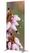 Syna Scheidingswand Textiel Deco 100-200 Dubbelzijdig Roze Bloem Erica ECO - ZBSLIM100-200-DSI5ECO