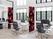 Syna Scheidingswand Textiel Deco 100-200 Cactus Rood I821 - ZBSLIM100-200-DSI821