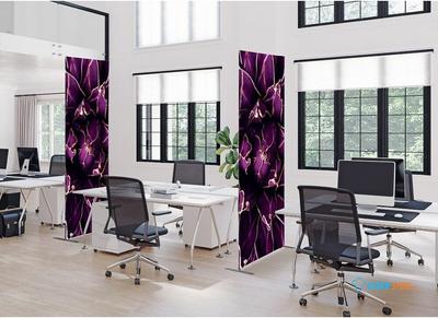Syna Scheidingswand Textiel Deco 100-200 Cactus Paars I822 - ZBSLIM100-200-DSI822