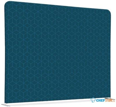 Syna Scheidingswand Textiel 150-150 Dubbelzijdig Hexagon Blauw - ZWSE150-150SSK-DSI13 1