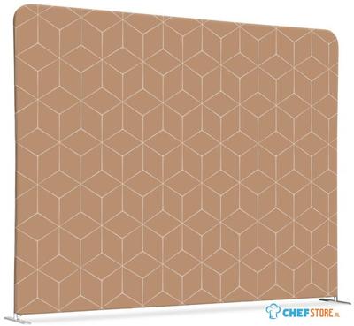 Syna Scheidingswand Textiel 200-150 Dubbelzijdig Hexagon Beige - ZWSE200-150SSK-DSI12 1