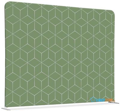 Syna Scheidingswand Textiel 200-150 Dubbelzijdig Hexagon Groen - ZWSE200-150SSK-DSI16 1