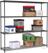 STELLING 4 LEVELS 1800 ZWART DEMONTABEL - Combisteel 7530.0040 4