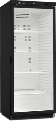 TOPCOLD GLASDEUR KOELER 488lt ZWART - AP600 GB 1