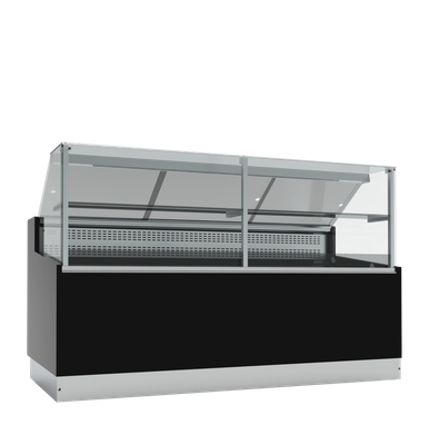 Statische Zwarte Koeltoonbank - BRABANT 200B (STUA20/BLACK) 1