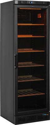 TEFCOLD Zwarte Flessenkoeler Geschikt voor Wijn - CPV1380E