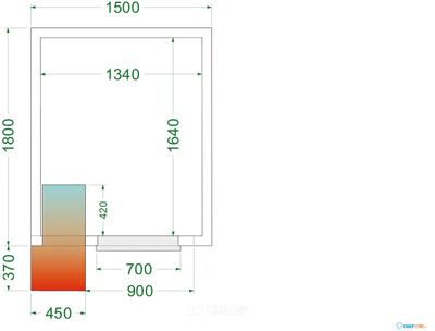 TEFCOLD Koelruimte (Compleet met Monoblock) - CRPF1518 1