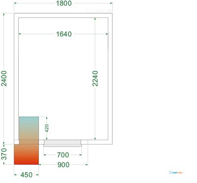 Koelruimte (Compleet met Monoblock) - CRPF1824