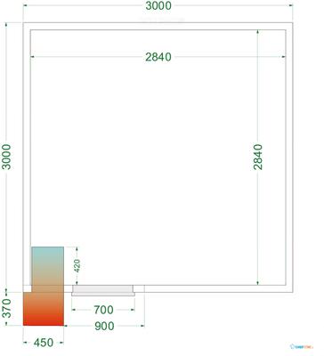 Koelruimte (Compleet met Monoblock) - CRPF3030 1