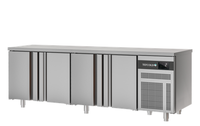 GEKOELDE WERKTAFEL GASTRO 1/1 - 4 DEUREN - GEVENTILEERD - EURO GN4