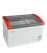 Elcold DIEPVRIESKOFFER met GEBOGEN GEBOGEN GLAZEN GLIJDEKSELS - FOCUS 106 RED