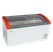 Elcold DIEPVRIESKOFFER met GEBOGEN GEBOGEN GLAZEN GLIJDEKSELS - FOCUS 131 RED 1
