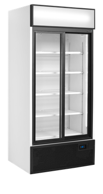 TEFCOLD 2-Deurs Displaykoeler met Canopy - FSC891S 1