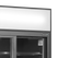 TEFCOLD Zwarte 2-Deurs Displaykoeler met Canopy - FSC891S BLACK 2