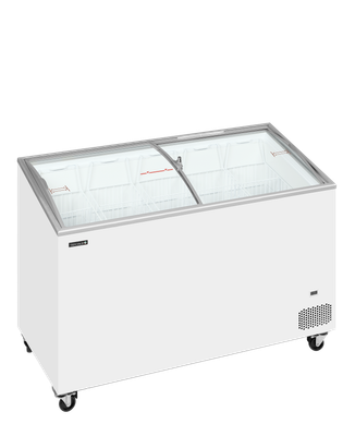 Diepvrieskist met Gebogen Glazen Schuifdeksels - IC401SCEB 1