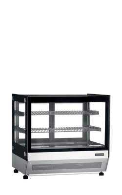 TEFCOLD Vitrine, Tafelmodel, voor Geweldige Productpresentatie - LCT750F/BLACK 1