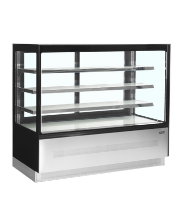 TEFCOLD Glazen Koelcounter met Extra Plankruimte - LPD1503F/BLACK 1