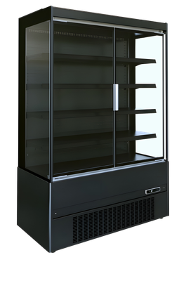 WANDKOELING ECO-CRONUS met GLASDEUREN 1310X665X1920 - MCB130H (ECRON BK) 1