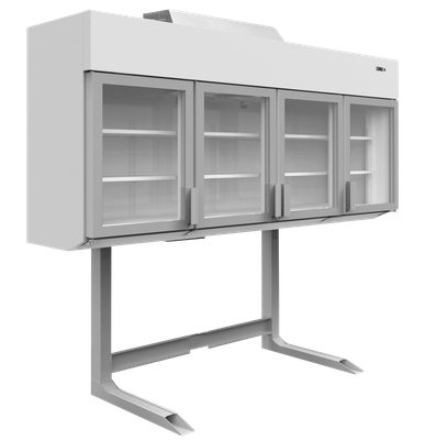 TEFCOLD 4-Deurs Vriezer/koeler, Wandkast, voor Maximale Bergruimte - MTF250 1