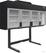 TEFCOLD 4-Deurs Vriezer/koeler, Wandkast, voor Maximale Bergruimte - MTF250B VS