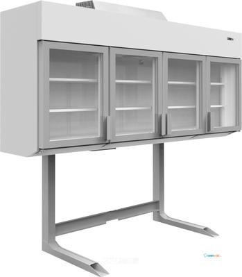 TEFCOLD 4-Deurs Vriezer/koeler, Wandkast, voor Maximale Bergruimte - MTF250 VS