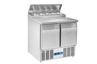 SALADETTE LINE 2 DEUREN - 5xGN 1/6 - MET INGEBOUWDE SALADETTE - PS200 1