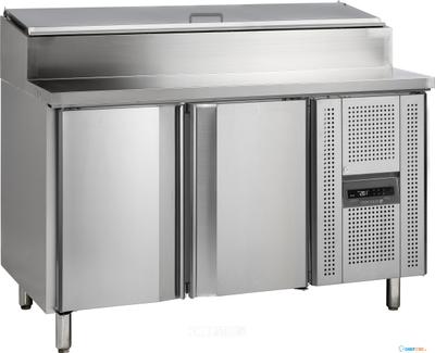 Roestvast Stalen Counter met Koelbak voor GN 1/3 Pannen - SS7200