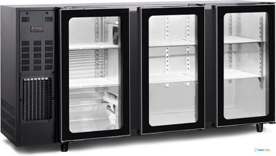 BARKAST - MET COMPRESSOR 1775mm 3 GLASDEUREN - TBC3G 177B