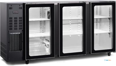 BARKAST - MET COMPRESSOR 2065mm 3 GLASDEUREN - TBC3G 206B