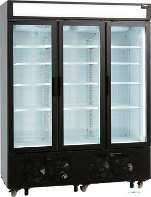 TEFCOLD 3-Deurs Displayvriezer met Kap - UFSC1600GCP 1